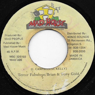 A: Number 2 / Terror Fabulous & Brian & Tony Gold - レゲエレコード