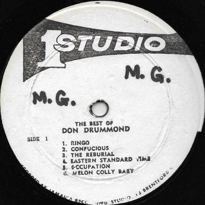 The Best Of Don Drummond / Don Drummond - レゲエレコード