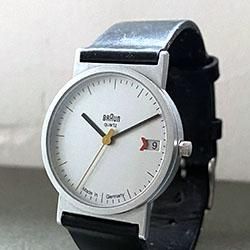 珍しい 1987 ドイツ Braun ブラウン社 AW20 ヴィンテージ ウォッチ インテリア時計