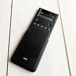 1987 Braun ブラウン社 ヴィンテージ電卓(Type 4777) デザイン 1987 Braun ブラウン社 ヴィンテージ電卓(Type 4777) デザイン