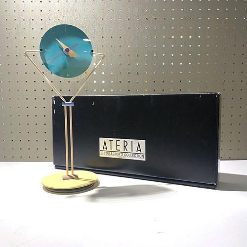 80's“Ateria”TableClockDesign : Takashi Kato (加藤孝志 80's“Ateria”TableClockDesign : Takashi Kato (加藤孝志
