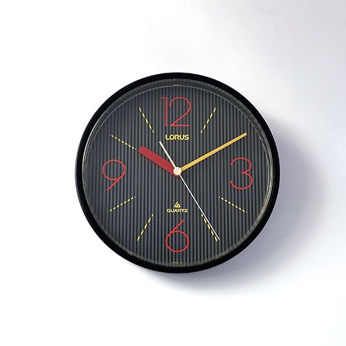 1980年代 LORUS ポストモダン デザイン 掛け時計 (Buying:Germany)