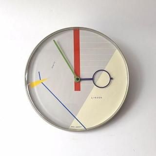 【Studio PEAK▼HOUR】オールド ポストモダン 壁掛け時計 クロック 80-90年代にユニークな時計を多数残したブランド [Studio Peak