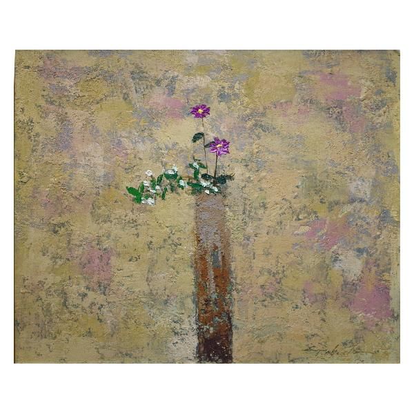 １着でも送料無料 Gallery Gen-so-ka 『野の花（野春菊）』など全品卸値 小口卓也 絵画