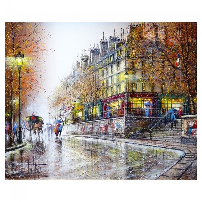 大人女性の Gallery Gen-so-ka ギィ・デサップ『街路路のある街並み』など 絵画