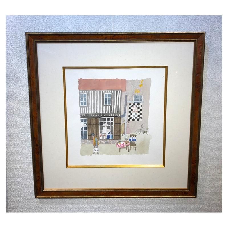 Amazon.co.jp: 安野光雅、骨董屋の”だまし絵”、額装用画集、額装