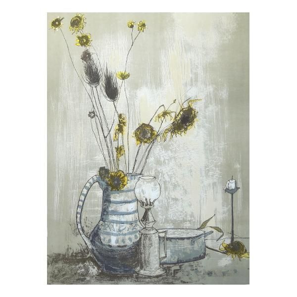 ジャンセン 「野の花」、希少画集より、 新品高級額装付