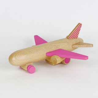kiko+ hikoki-jet pink｜キコ ヒコーキジェット ピンク【木のおもちゃ・ギフト】