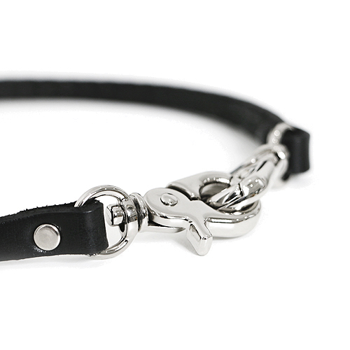 HTCレザー ウォレットチェーン ブラック　ピラミッド シルバー HTC PYRAMID STUDS LEATHER BIKER'S WALLET CHAIN ピラミッド