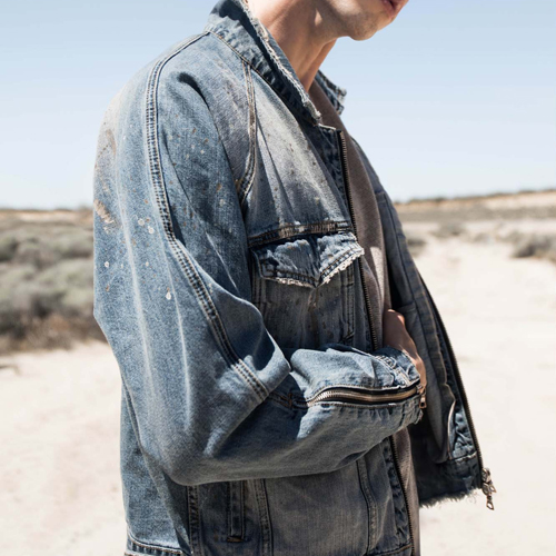represent selvedge denim jacket