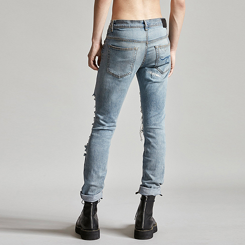 R13/アールサーティーン　ペイント　デニム　パンツ R13/アールサーティーン】 BOYFRIEND JEAN（デニムパンツ
