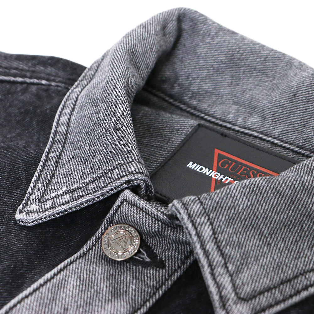 Guess color block denim jacket best sale