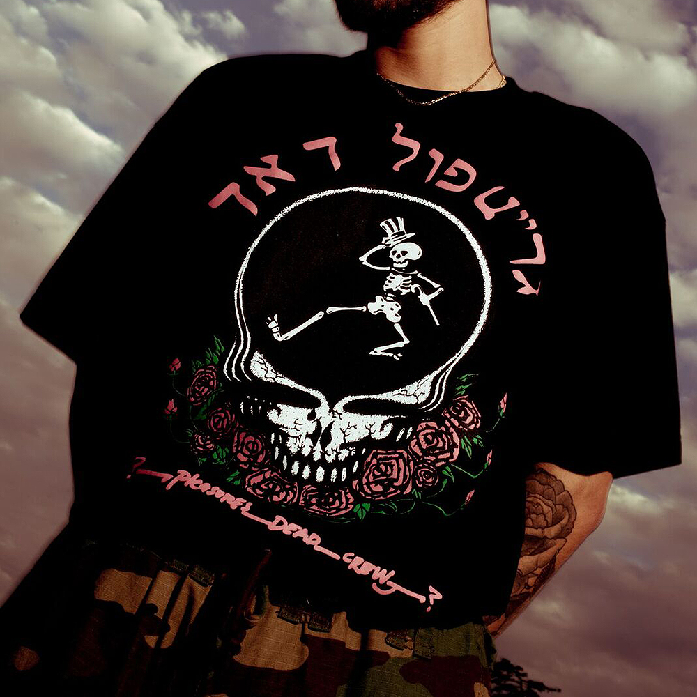 Grateful Dead / SKULL \u0026 ROSE Tシャツ