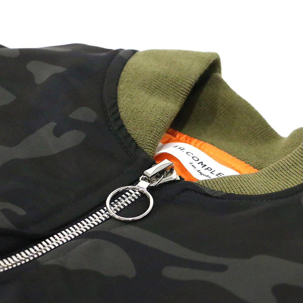 美品 Mr.Completely トラックボンバージャケット フライトジャケット MR.COMPLETELY（ミスターコンプリートリー）の「＜Mr.Completely