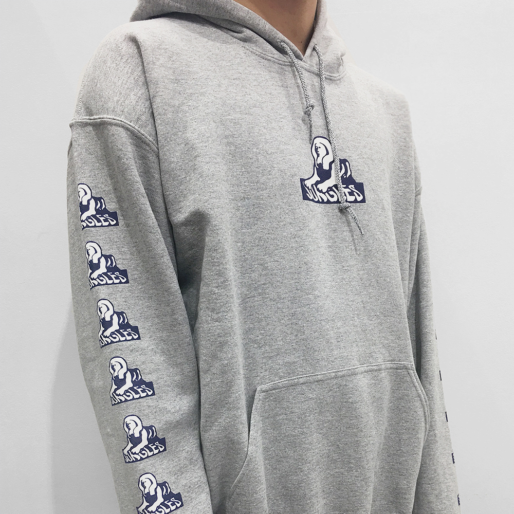 JUNGLES(ジャングルズ)商品ページ - Sphinx Logo Hoodie - Gray / Navy - VENTURER(ベンチュラー)