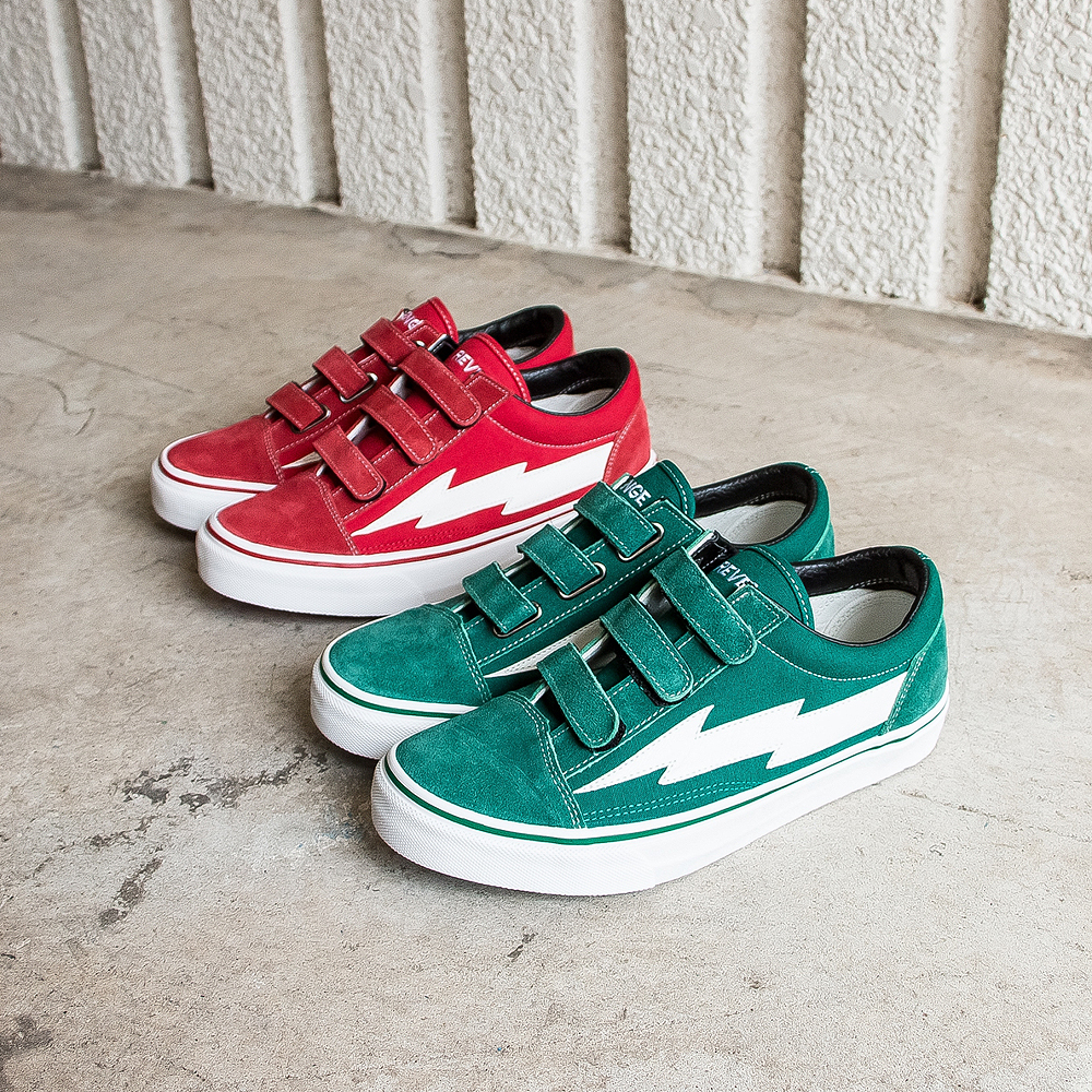 REVENGE X STORM Bolt Stripe Sneakers
