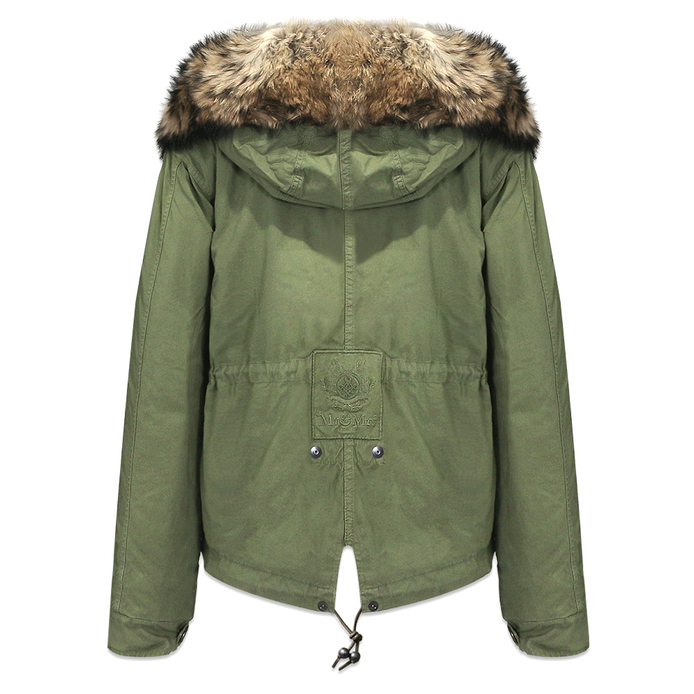 MR&MRS ITALY(ミスターアンドミセスイタリー) 商品ページ - Army Mini Parka - Army / Natural Fur -  VENTURER(ベンチュラー)