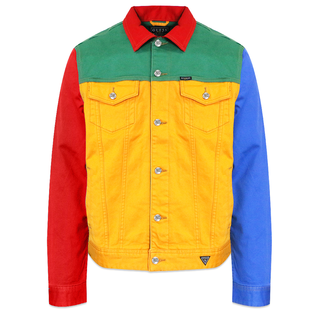 GUESS x J BALVIN COLOR-BLOCK DENIMJACKET