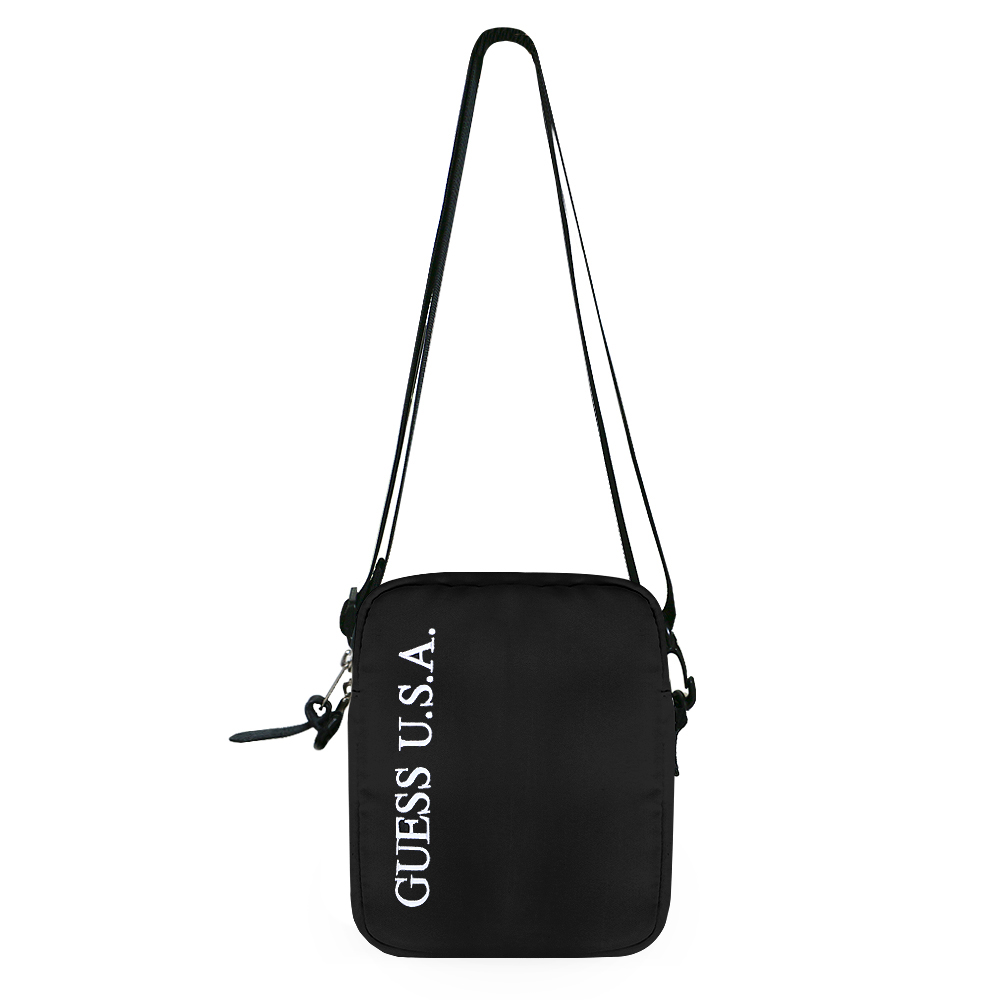 Black guess shoulder bag hot sale