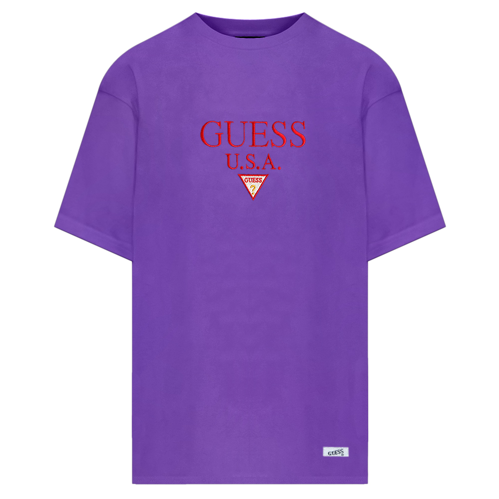 GUESS GREEN LABEL(ゲス グリーン レーベル)商品ページ - Guess USA Tee - Purple VENTURER(ベンチュラー)