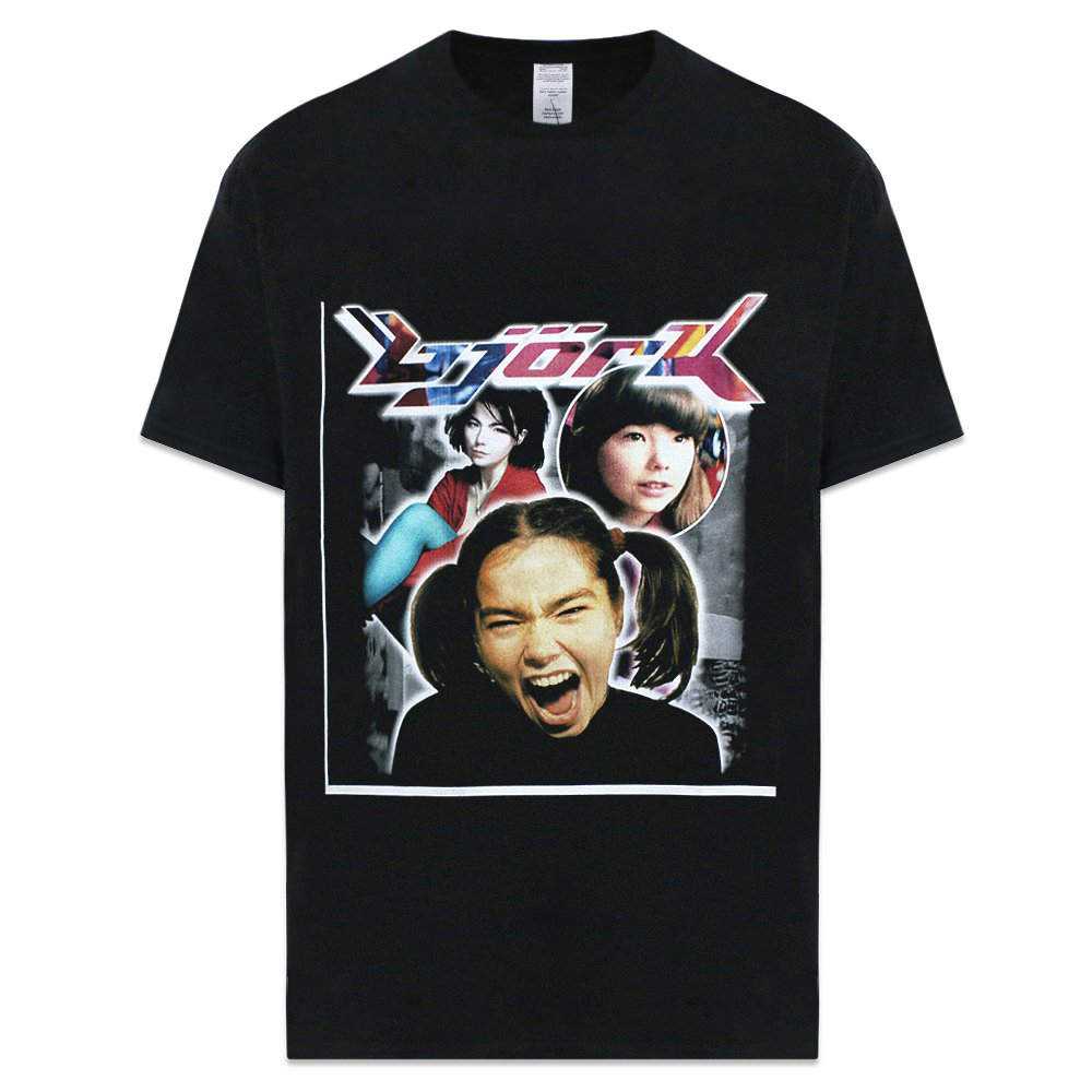 bjork Desperentine Tシャツ バンT JERZEES Amazon.co.jp: ビョーク