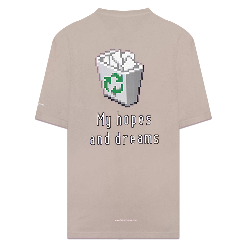 TAKA ORIGINAL(タカ オリジナル)商品ページ - Trash Hope Tee - Khaki