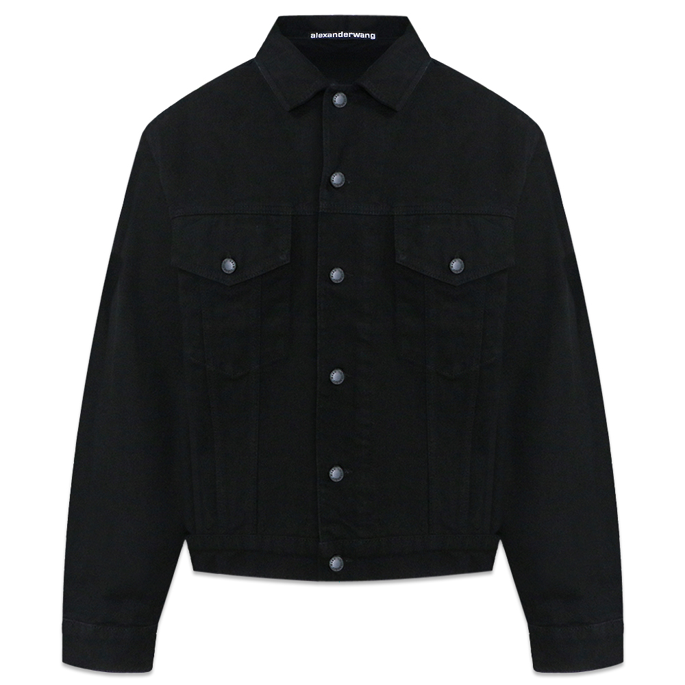 ジャケット Alexander Wang Black Denim Jacket ALEXANDER WANG (アレキサンダー ワン)商品ページ - Black Denim