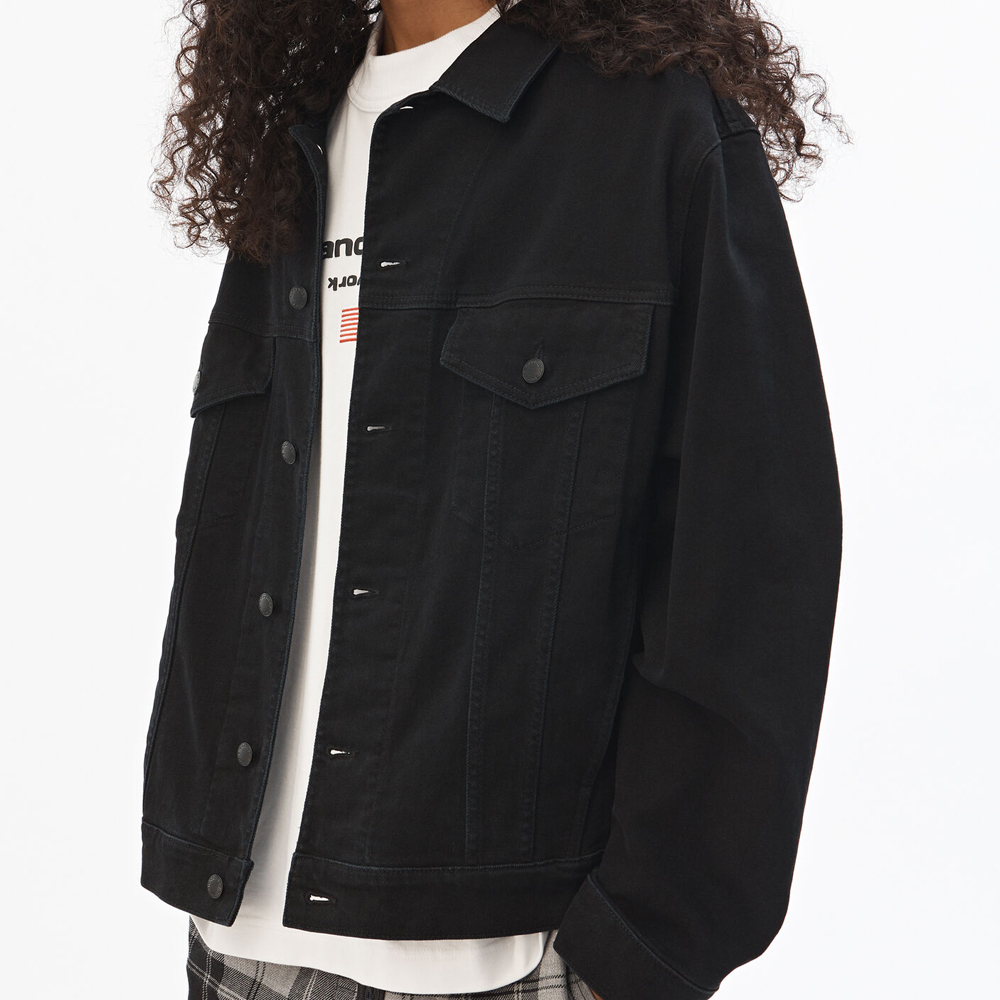ジャケット Alexander Wang Black Denim Jacket ALEXANDER WANG (アレキサンダー ワン)商品ページ - Black Denim