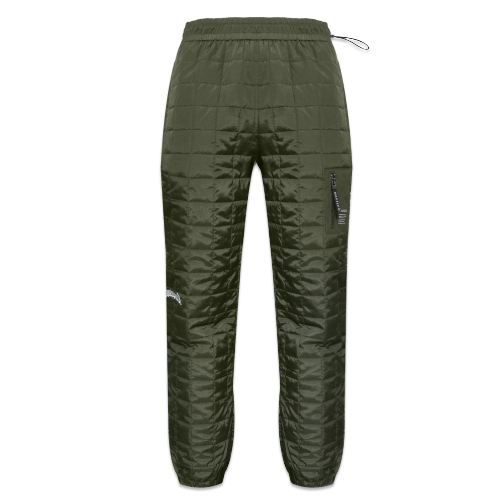 khaki track pants