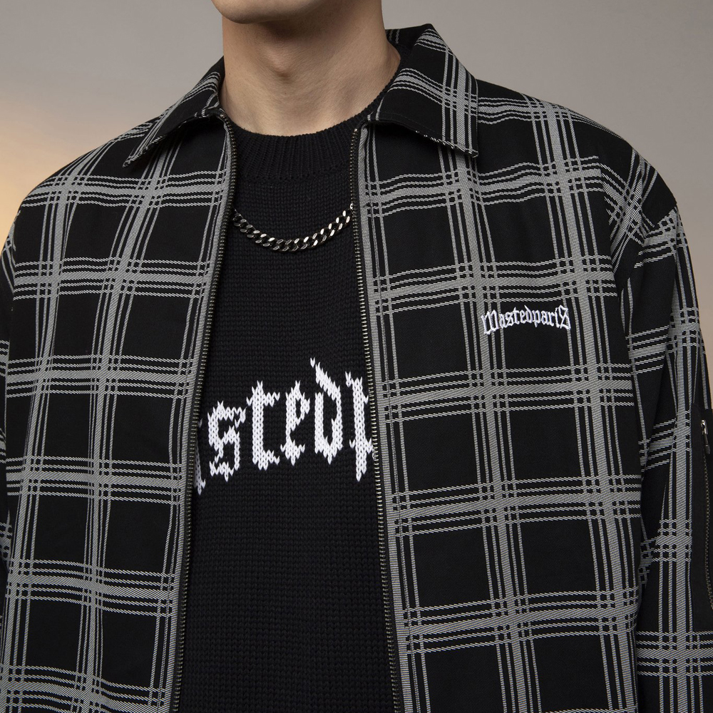 高品質の人気 WastedParis 20ss Tartan Zipper Jacket ジャケット・アウター