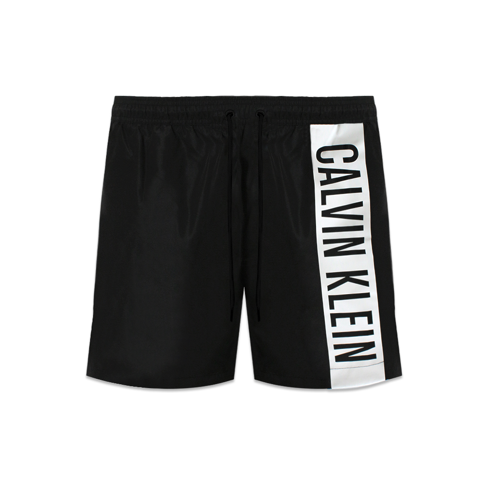 CALVIN KLEIN SWIMWEAR (カルバンクライン・スウィムウェア)商品ページ - Essential Logo Intense Power  Medium Shorts - Black - VENTURER(ベンチュラー)
