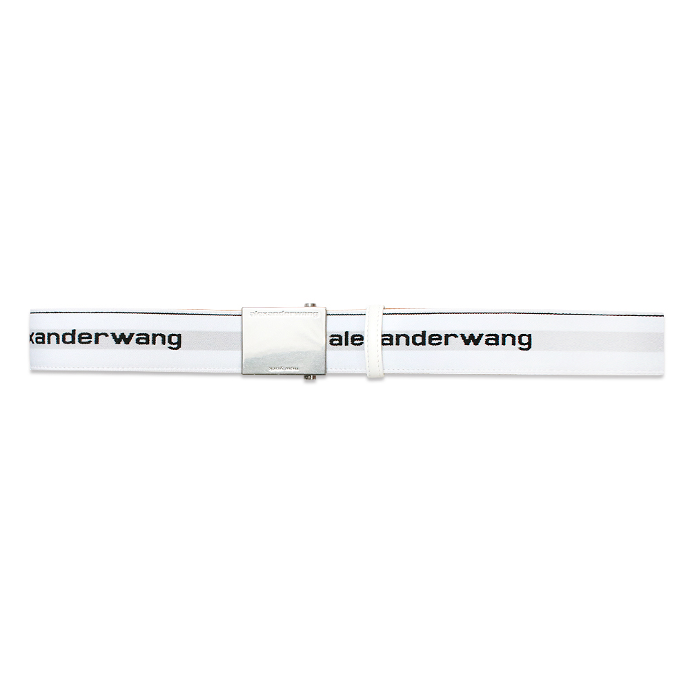 ALEXANDER WANG (アレキサンダー ワン)商品ページ - Logo Belt - White 