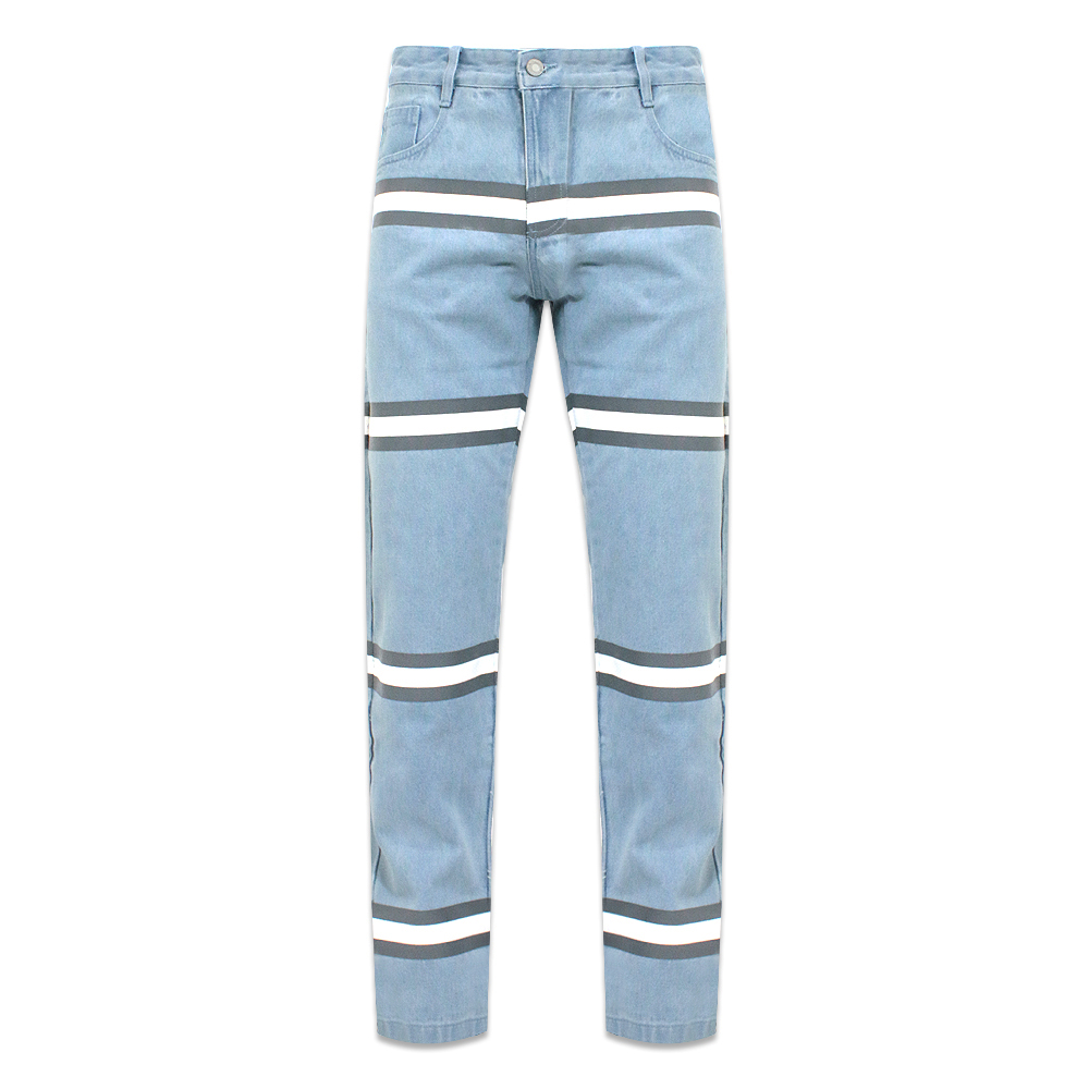 UNKNOWN LONDON(アンノウン・ロンドン)商品ページ - Striped Denim Jeans - Blue -  VENTURER(ベンチュラー)