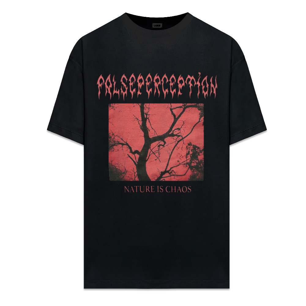 False Perception フォルス パーセプション 商品ページ Nature Is Chaos Tee Vintage Black Venturer ベンチュラー