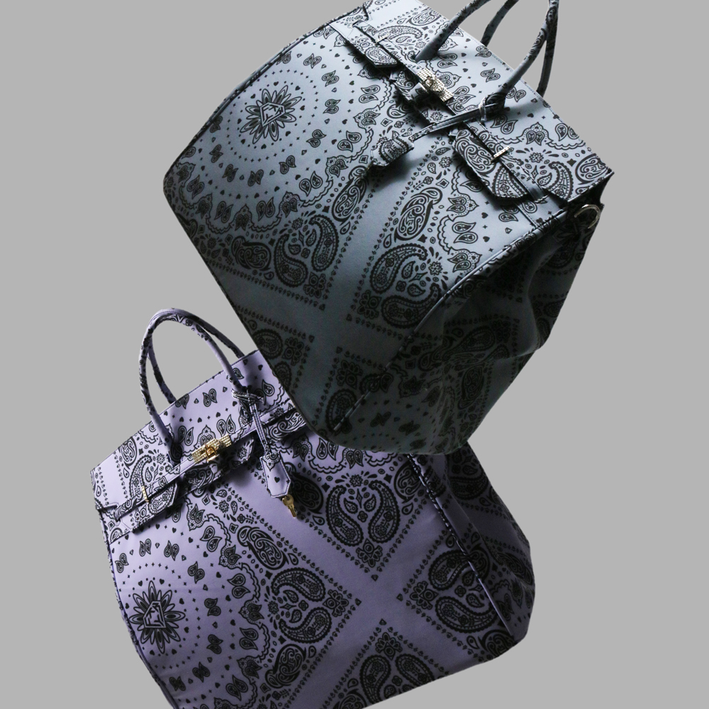 HERMETIC (ヘルメティック)商品ページ - Paisley Travel Bag - Purple - VENTURER(ベンチュラー)