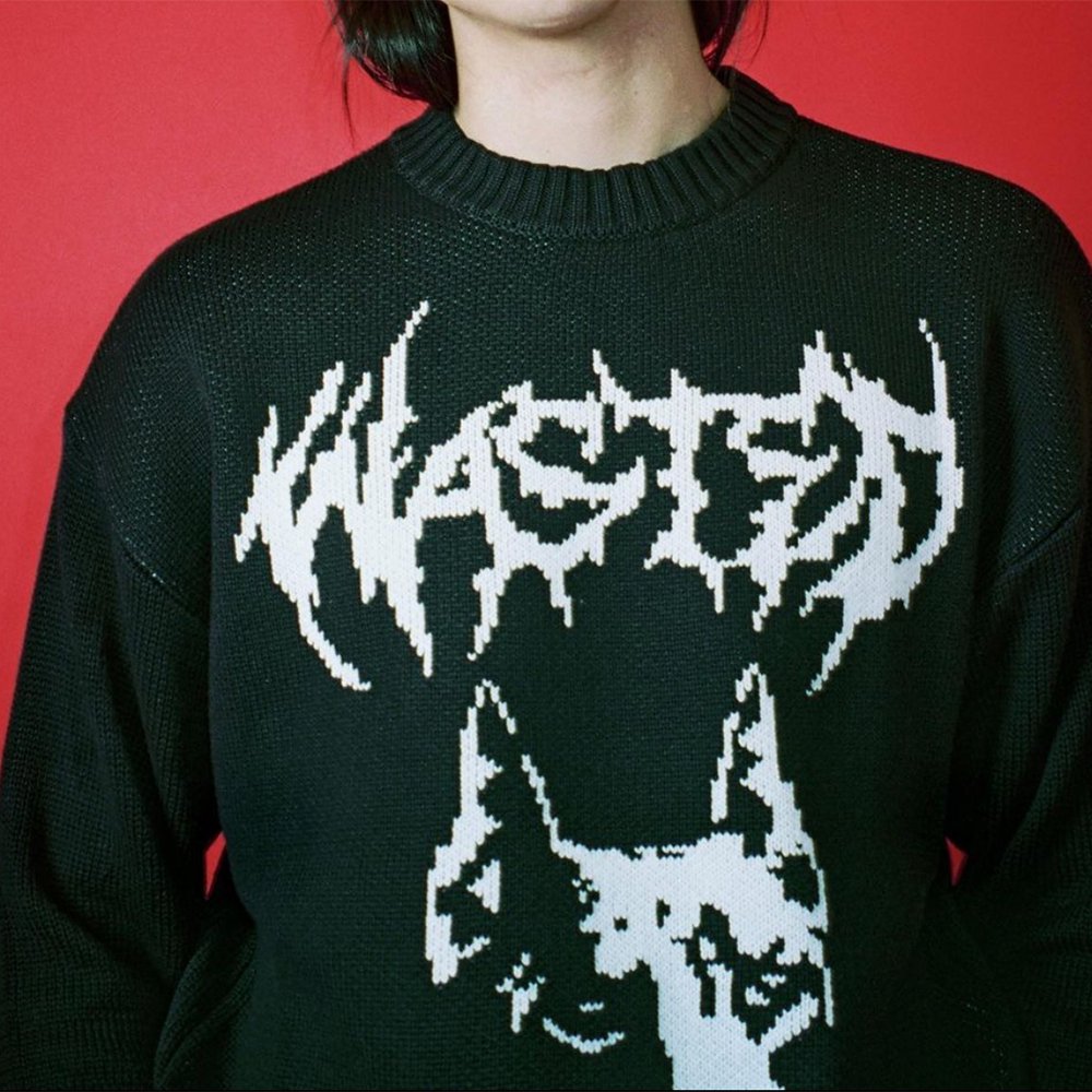 WASTED PARIS (ウェイステッドパリス)商品ページ - Anger Knit Sweater ...