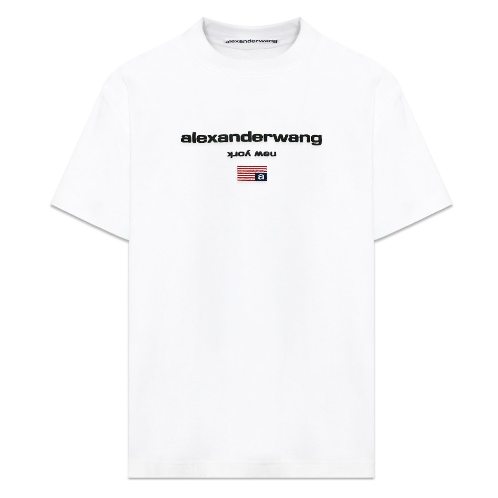 希少⭐︎alexanderwang アレキサンダーワン ニュースペーパーTシャツ-