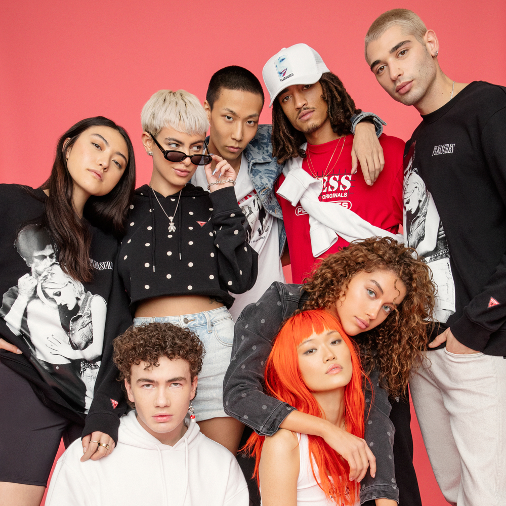 GUESS ORIGINALS × PLEASURES(ゲス オリジナルス × プレジャーズ