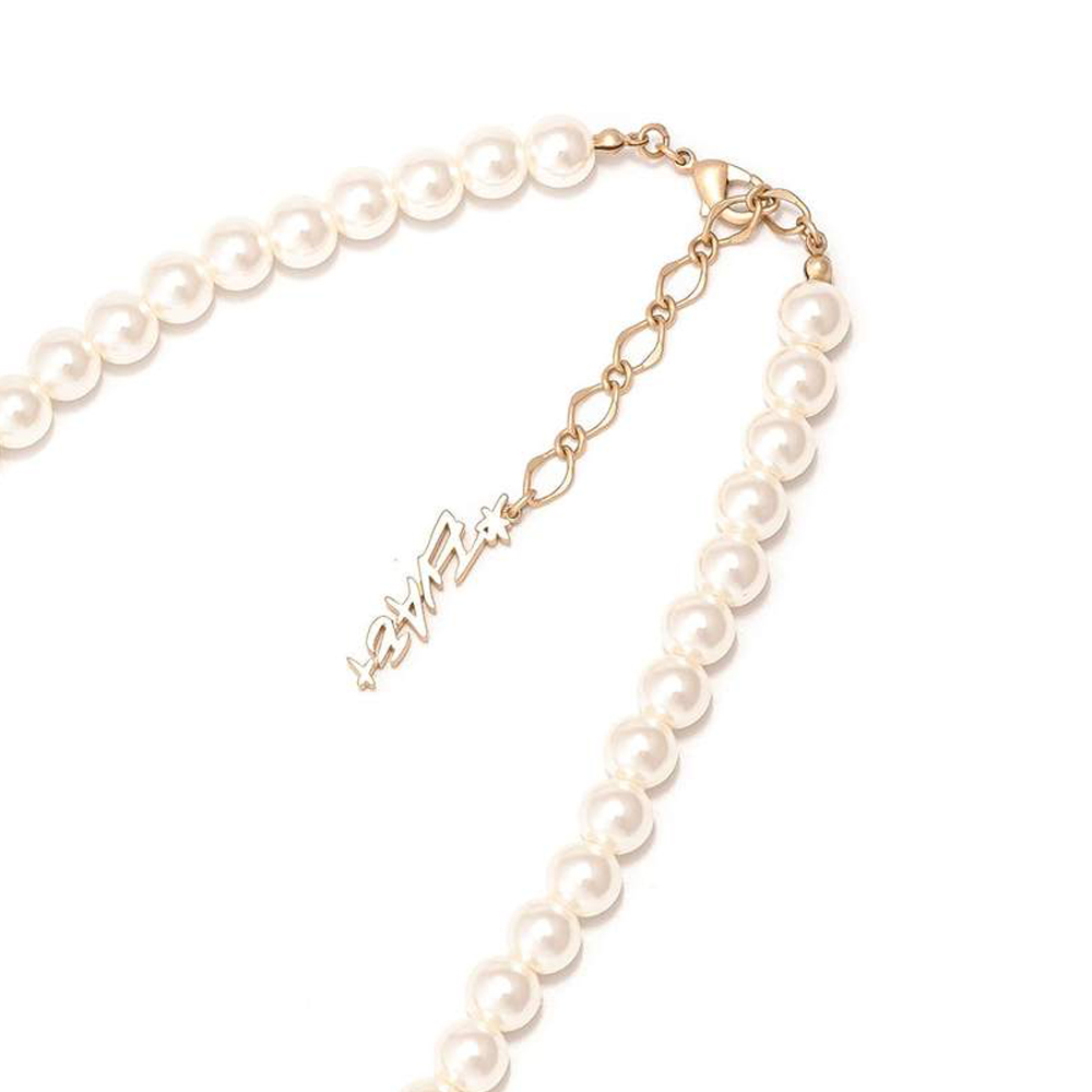 *EVAE+MOB(エバーモブ)商品ページ - EVAE Skull Pearl Necklace - Gold - VENTURER(ベンチュラー)