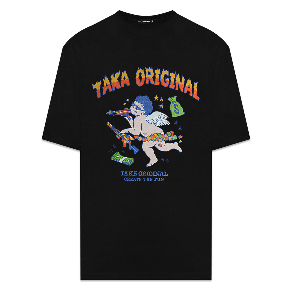 オーバーサイズ（ヘビーウェイト）T シャツ（Black）|Sunspel