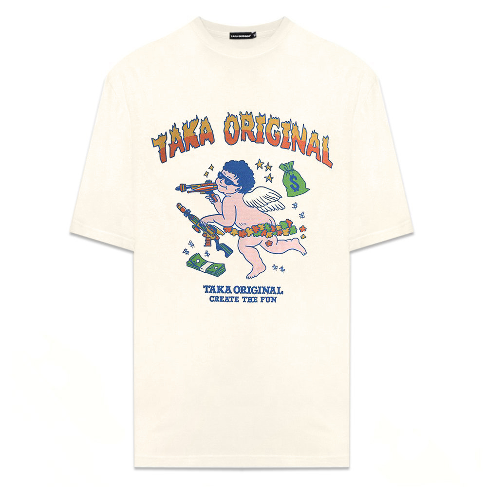 TAKA ORIGINAL(タカ オリジナル)商品ページ - Vintage Angel Print Tee - White -  VENTURER(ベンチュラー)