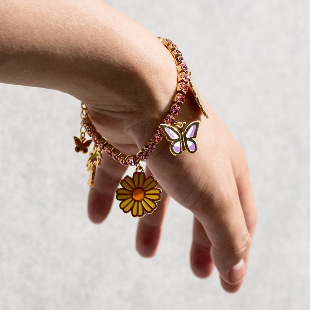 [韓国の人気ジュエリー] Grapeberry bracelet MYSTERIOUS HEART RUBY BRACELET(2ZU0556)K18 ブレスレット
