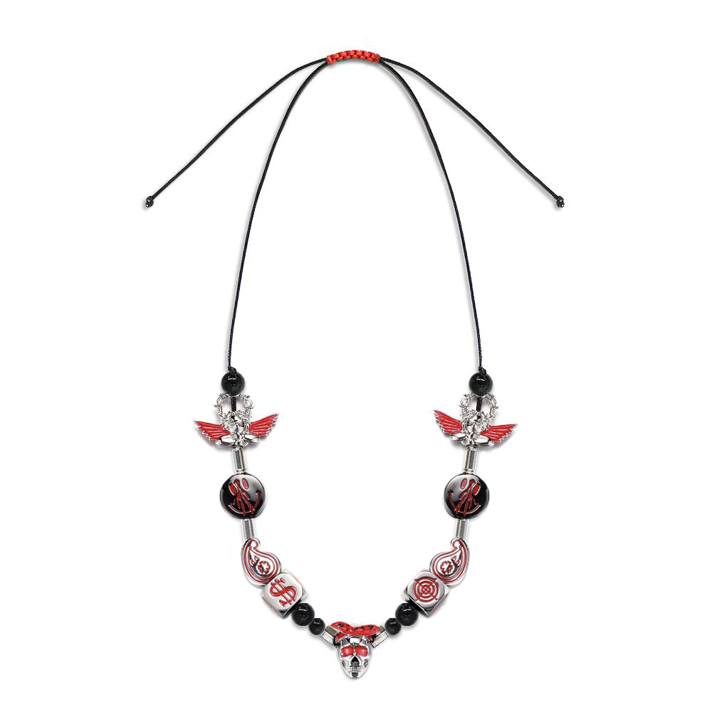 *EVAE+MOB(エバーモブ)商品ページ - EVAE Ice Mob Smiley Angel Necklace - Red -  VENTURER(ベンチュラー)