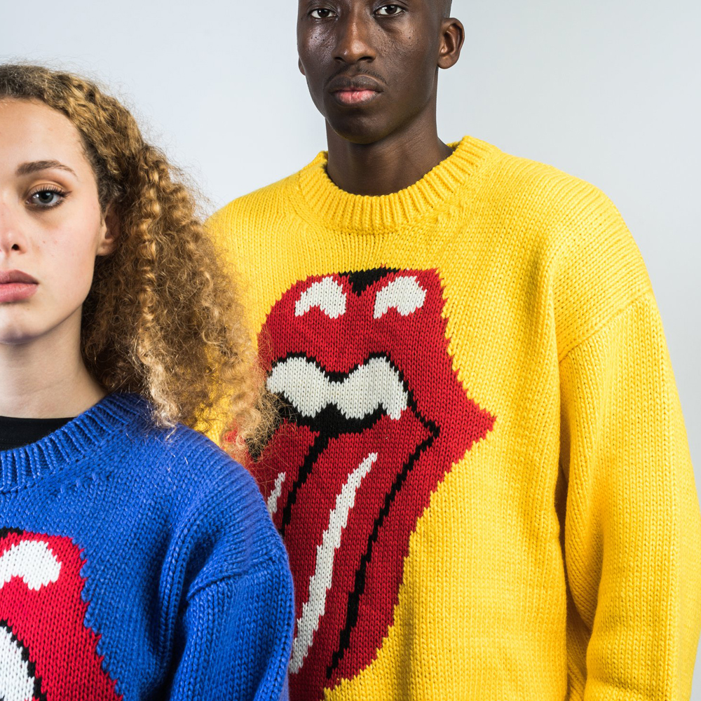 DONCARE(ドンケア)商品ページ - Stones Knit Sweater - Yellow DONCARE(ドンケア)商品ページ - Stones Knit Sweater - Yellow