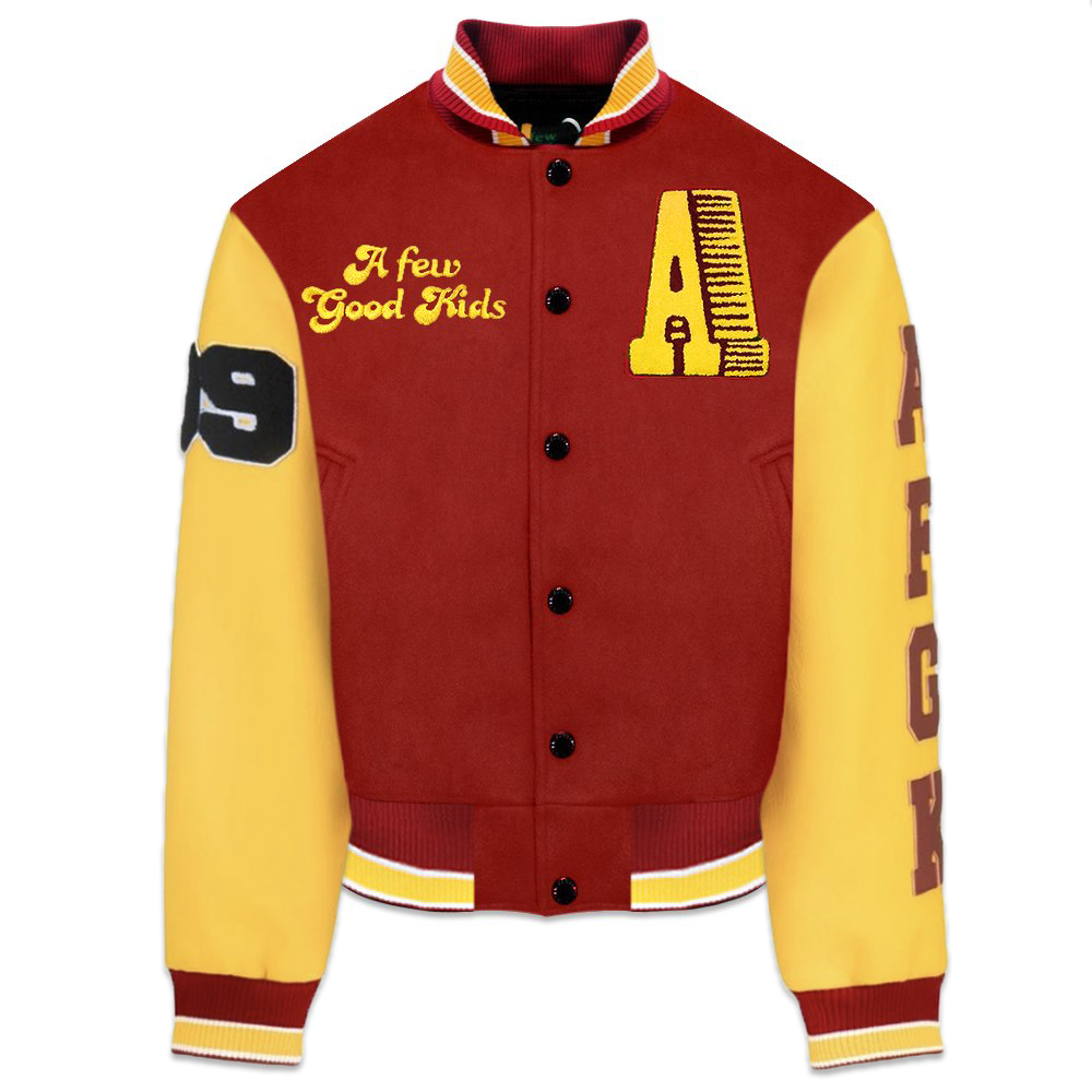 A FEW GOOD KIDS(ア・フュー・グッド・キッズ)商品ページ - Good Kids Only Stadium Jacket -  Yellow/Red - VENTURER(ベンチュラー)