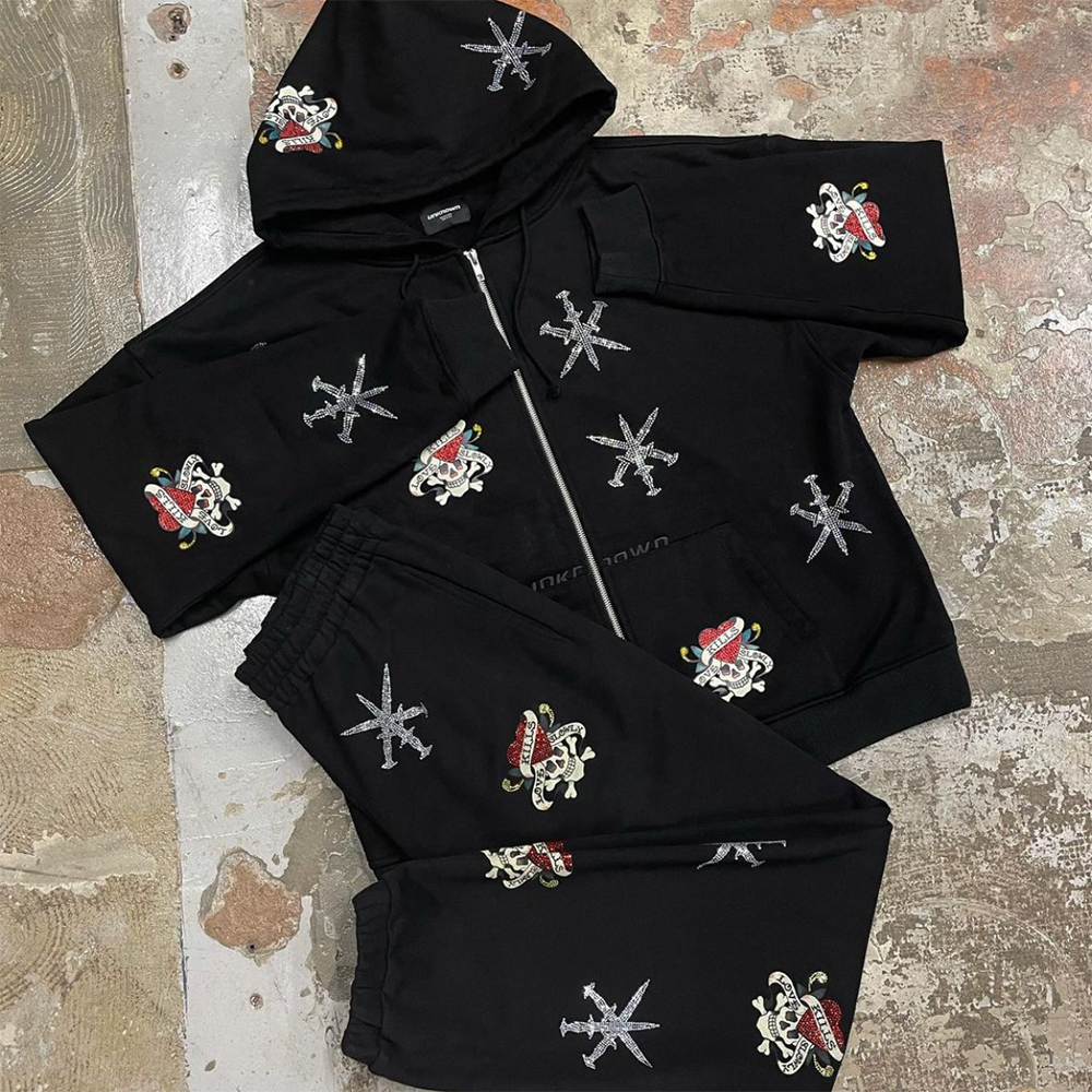 《廃盤》unknown × edhardy hoodie パーカー