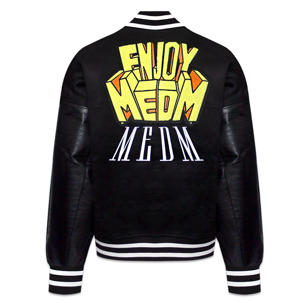 【値下げ】MEDM Patch Varsity jacket スタジャン