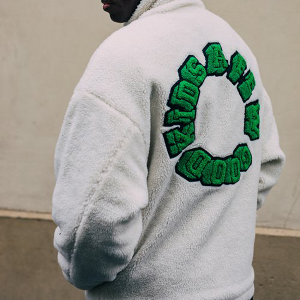 A FEW GOOD KIDS(ア・フュー・グッド・キッズ)商品ページ - Circle Logo Boa Jacket - White/Green  - VENTURER(ベンチュラー)