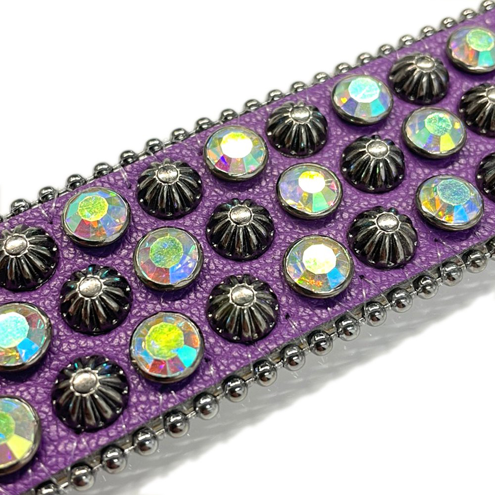 HERMETIC (ヘルメティック)商品ページ - Crystal Belt - Purple HERMETIC (ヘルメティック)商品ページ - Crystal Belt - Purple