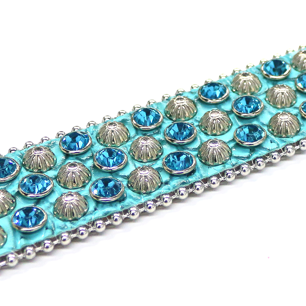 日本に HERMETIC L.blue - Belt Crystal - (ヘルメティック)商品ページ 小物
